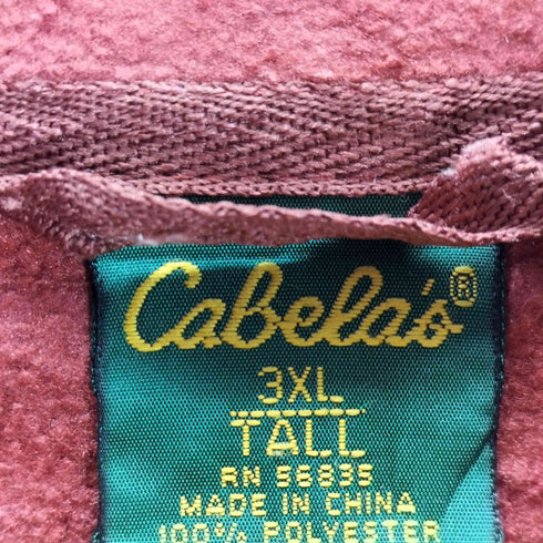カベラス Cabelas フリースベスト メンズ 3XL