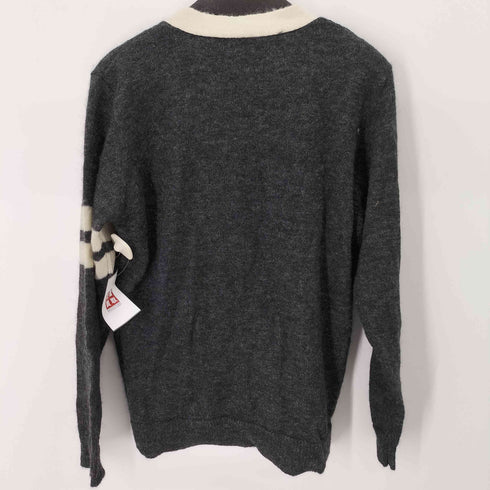 フレッドペリー FRED PERRY バイカラー モヘアカーディガン メンズ XL