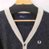フレッドペリー FRED PERRY バイカラー モヘアカーディガン メンズ XL