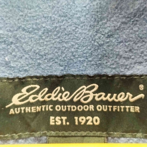 エディーバウアー Eddie Bauer 刺繍 ジップアップベスト メンズ JPN:XL