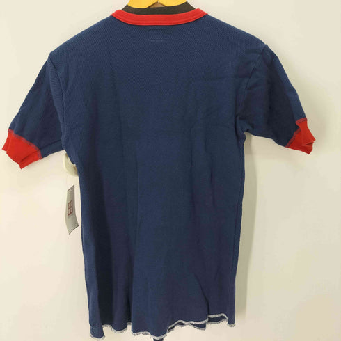 クッシュマン CUSHMAN ヘンリーネック半袖Tシャツ メンズ L