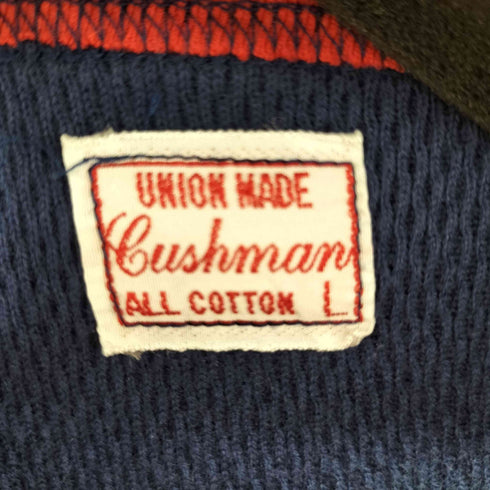 クッシュマン CUSHMAN ヘンリーネック半袖Tシャツ メンズ L