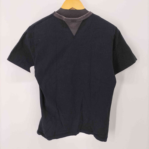 バーンズ Barns 両V サーフプリントTシャツ メンズ M