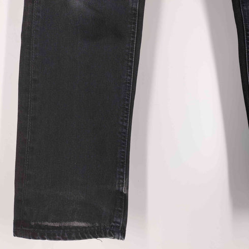 ヌーディージーンズ Nudie Jeans LEAN DEAN リーンディーン オーガニックコットン ボタンフライ ブラック デニムパンツ メンズ W27 L32