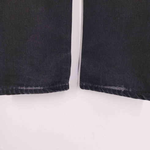 ヌーディージーンズ Nudie Jeans LEAN DEAN リーンディーン オーガニックコットン ボタンフライ ブラック デニムパンツ メンズ W27 L32