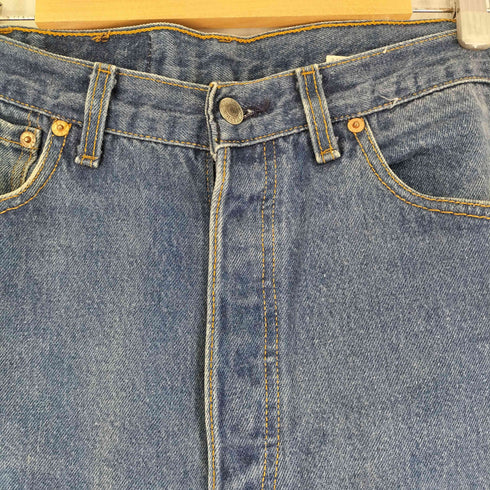 リーバイス Levis 90s USA製 刻印544 501 ボタンフライデニムパンツ メンズ 35X32