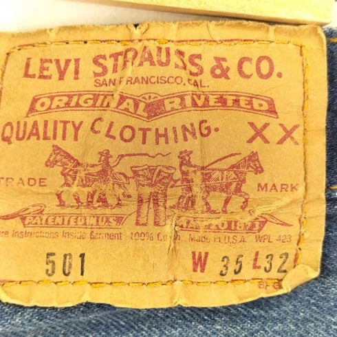 リーバイス Levis 90s USA製 刻印544 501 ボタンフライデニムパンツ メンズ 35X32