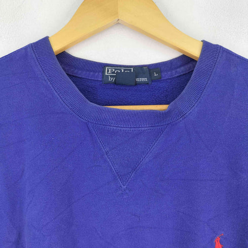 ポロバイラルフローレン Polo by RALPH LAUREN 90s アクリル混 クルーネックスウェット メンズ JPN:L