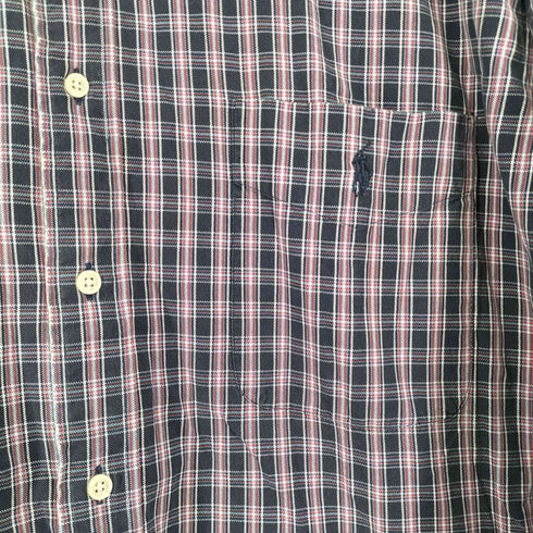 ラルフローレン RALPH LAUREN 90s BIG SHIRT ポニー刺繍ボタンダウンシャツ メンズ JPN:L