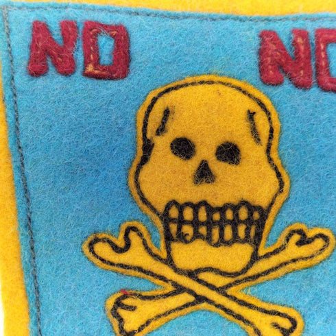 NORTH NO NAME スカルワッペン メンズ