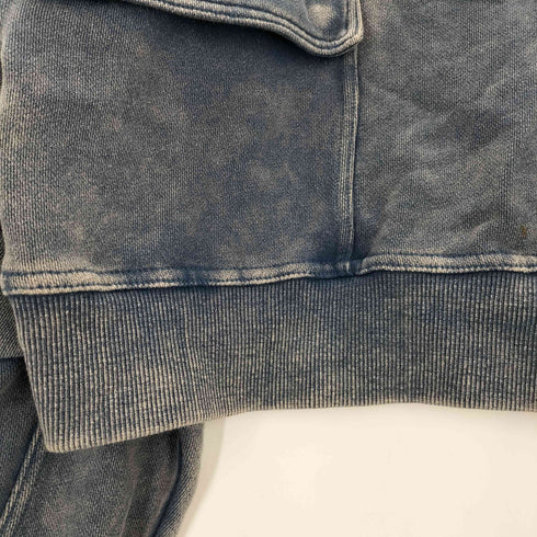 ジーナシス JEANASIS ブリーチハーフZIPショートプルオーバー メンズ FREE