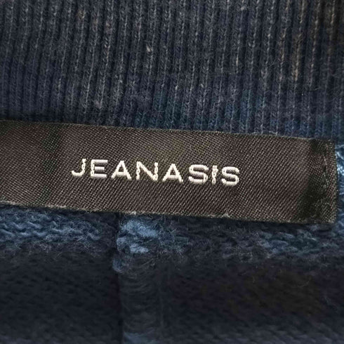 ジーナシス JEANASIS ブリーチハーフZIPショートプルオーバー メンズ FREE
