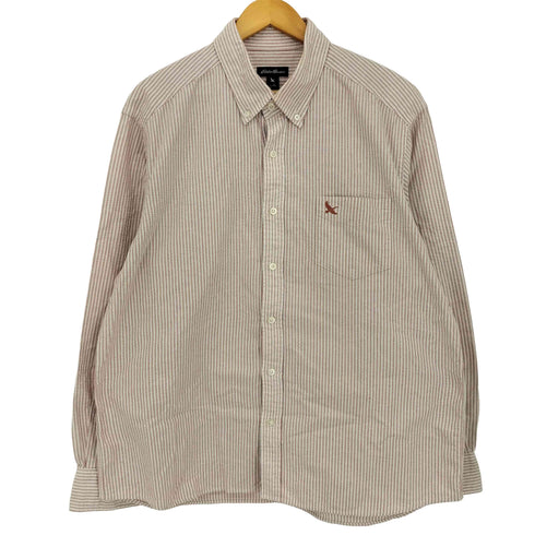 エディーバウアー Eddie Bauer ストライプ ボタンダウンシャツ メンズ JPN:XL