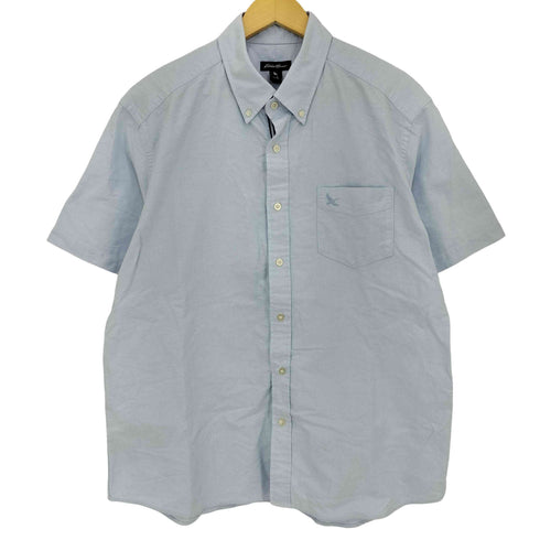 エディーバウアー Eddie Bauer オックスフォード ボタンダウン半袖シャツ メンズ JPN:XL