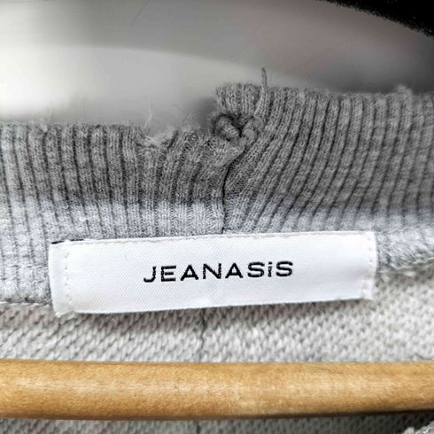 ジーナシス JEANASIS ダメージリメイクライクスウェット レディース FREE
