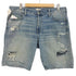 アバクロンビーアンドフィッチ Abercrombie & Fitch 00s ダメージデニム バギーハーフパンツ メンズ 36