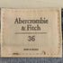 アバクロンビーアンドフィッチ Abercrombie & Fitch 00s ダメージデニム バギーハーフパンツ メンズ 36