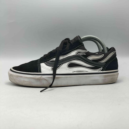 バンズ VANS OLD SKOOL BLACK WHITE FLAME オールドスクール モノクロ フレイム メンズ JPN:26