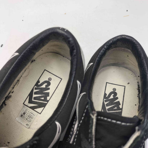バンズ VANS OLD SKOOL BLACK WHITE FLAME オールドスクール モノクロ フレイム メンズ JPN:26