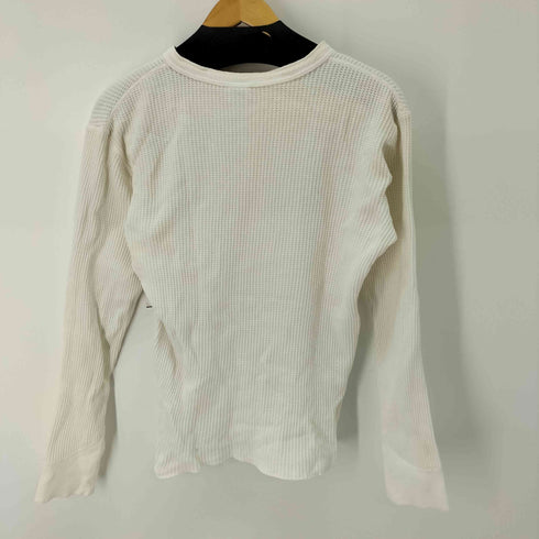 バーンズ Barns ヘンリーネック サーマルTシャツ メンズ M