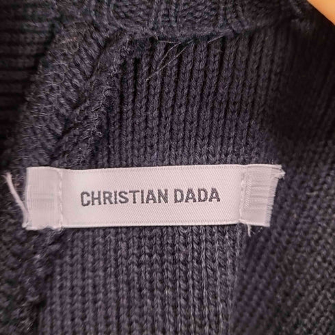 クリスチャンダダ CHRISTIAN DADA コットンニットパッチワークワンピース レディース 36