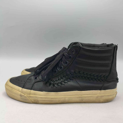 バンズ VANS LEATHER SK8-HI ZIP WEAVE DX レザー スケハイ ジップ ウィーブ デラックス メンズ JPN:26