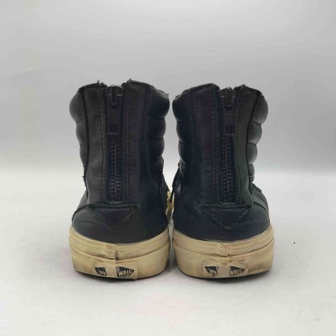 バンズ VANS LEATHER SK8-HI ZIP WEAVE DX レザー スケハイ ジップ ウィーブ デラックス メンズ JPN:26