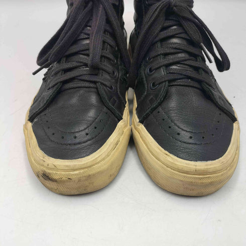 バンズ VANS LEATHER SK8-HI ZIP WEAVE DX レザー スケハイ ジップ ウィーブ デラックス メンズ JPN:26
