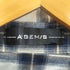 エージェムナイン AGEM/9 切り替えチェックオーバーサイズシャツ/ロングシャツ メンズ FREE