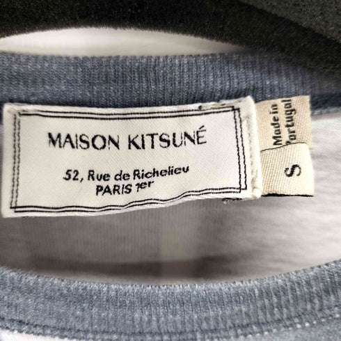 メゾンキツネ MAISON KITSUNE 幾何学柄ショートスリーブカットソー メンズ JPN:S