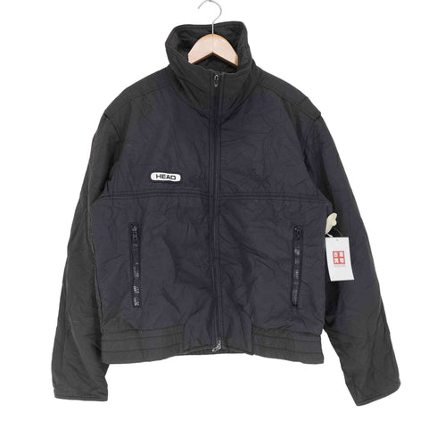 ヘッド HEAD 80S~ MADE IN USA 中綿ジップブルゾン ロケットTALON C&Cジッパー メンズ L