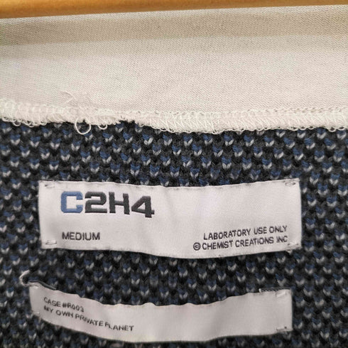 シーツーエイチフォー C2H4 Distressed Geometry Sweater メンズ