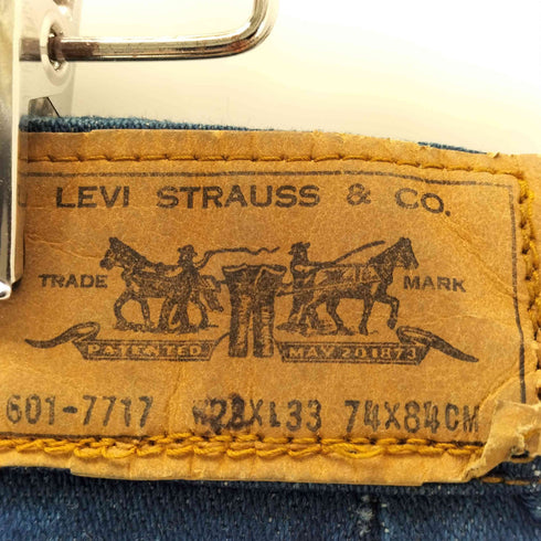 リーバイス Levis 黒タブ 601-7717 ジップフライデニムパンツ メンズ 28×33