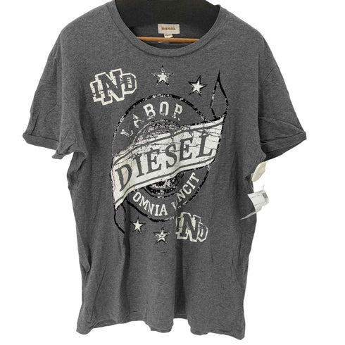 ディーゼル DIESEL REGULAR FIT プリントカットソー 金タグ メンズ import:XXL