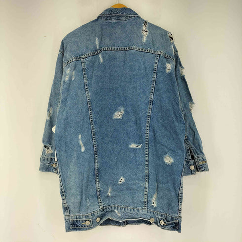 ザラ ZARA ダメージ加工デニムジャケット レディース JPN:M