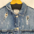 ザラ ZARA ダメージ加工デニムジャケット レディース JPN:M