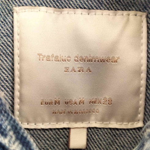 ザラ ZARA ダメージ加工デニムジャケット レディース JPN:M