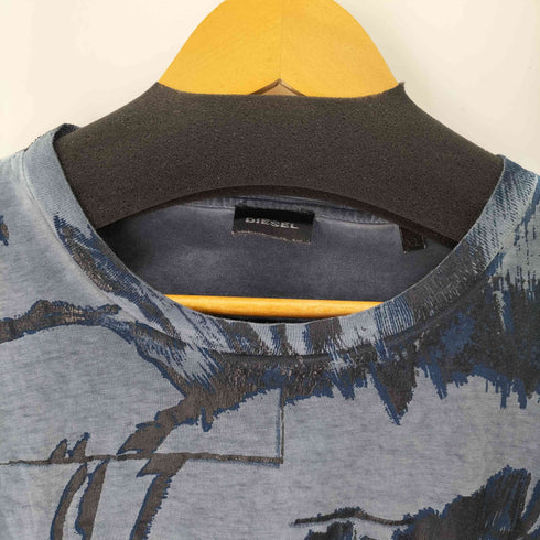 ディーゼル DIESEL 総柄プリントカットソー メンズ import:XL