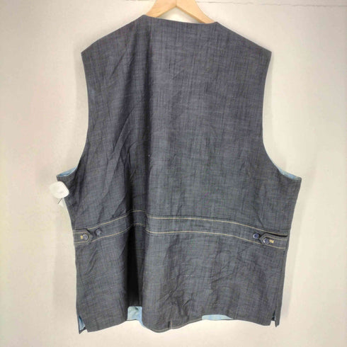 ビッグサイズデニムジレ メンズ 3XL