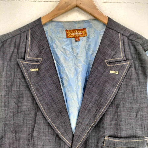 ビッグサイズデニムジレ メンズ 3XL