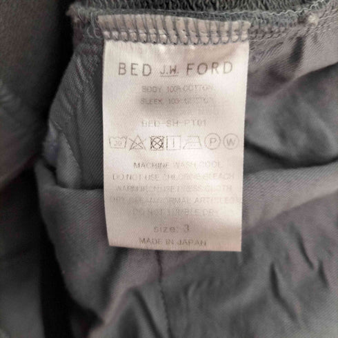 ベッドフォード BED J.W. FORD カットオフ加工 スウェットフレアパンツ メンズ JPN:3