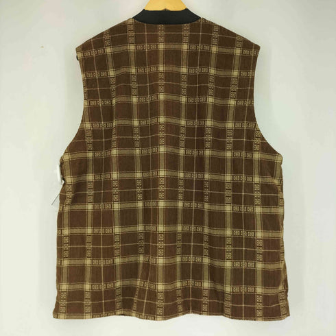 INS ERROR チェックコーデュロイベスト メンズ import:XL