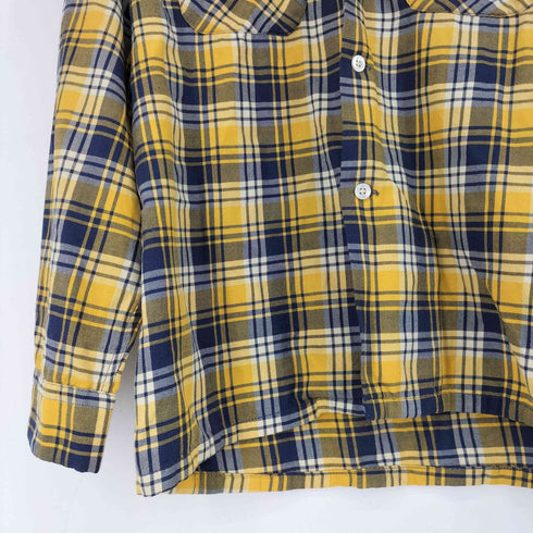 ABRAHAM&STRAUS 60S ウール 開襟チェックシャツ メンズ