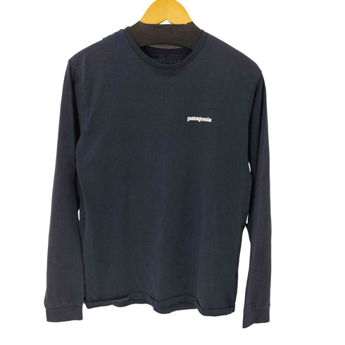 パタゴニア patagonia ロゴプリントロングスリーブカットソー メンズ import:S