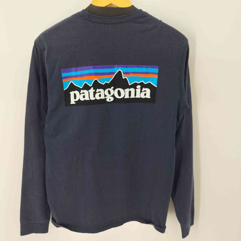 パタゴニア patagonia ロゴプリントロングスリーブカットソー メンズ import:S