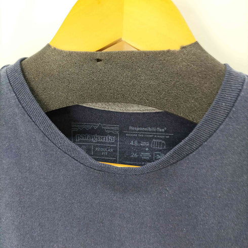 パタゴニア patagonia ロゴプリントロングスリーブカットソー メンズ import:S