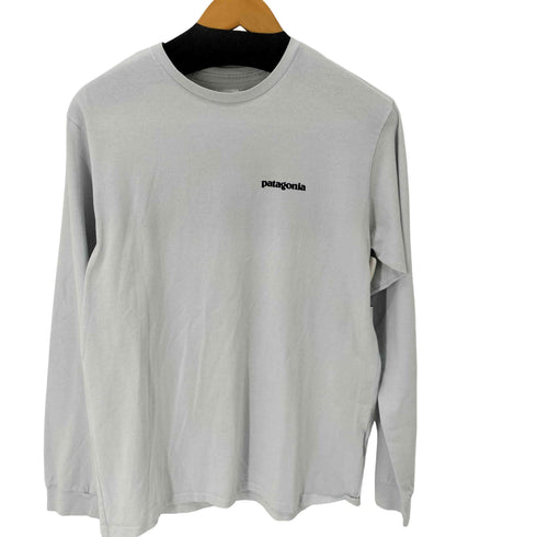 パタゴニア patagonia ロゴプリントロングスリーブカットソー メンズ import:S