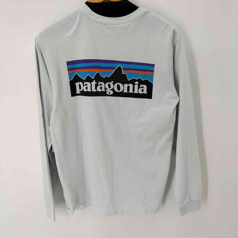 パタゴニア patagonia ロゴプリントロングスリーブカットソー メンズ import:S