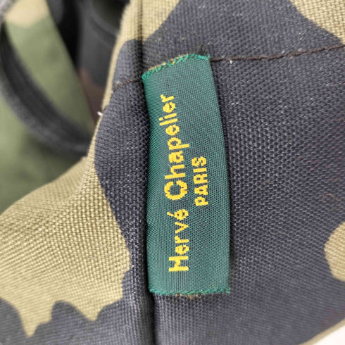 エルベシャプリエ Herve Chapelier ナイロン 舟型 トート 迷彩 カモフラージュ レディース