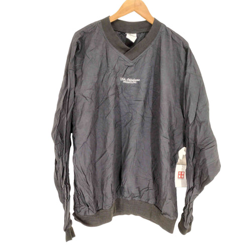 マンシングウェア Munsingwear MADE IN USA ナイロンピステ USA OKLAMONA WRESTLING メンズ XL